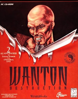 Shadow Warrior: Wanton Destruction cover art for DOS