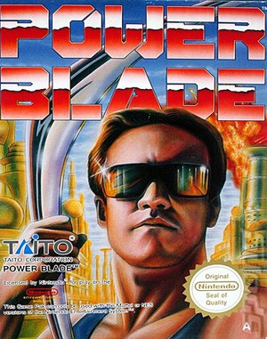 Power Blade cover art for Famicom