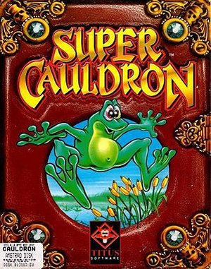 Super Cauldron cover art for DOS