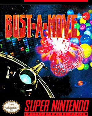 Bust-A-Move cover art for Super Famicom