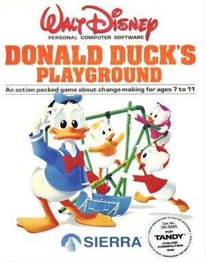 Donald Duck’s Playground cover art for DOS