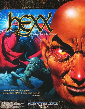 Hexx: Heresy of the Wizard cover art for DOS