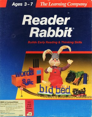 Reader Rabbit cover art for DOS