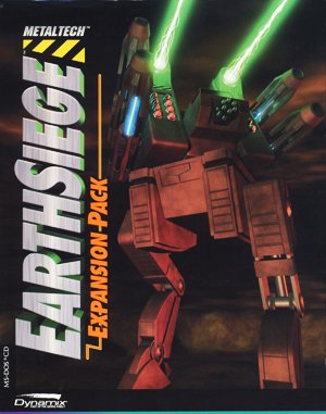 Metaltech: EarthSiege cover art for DOS