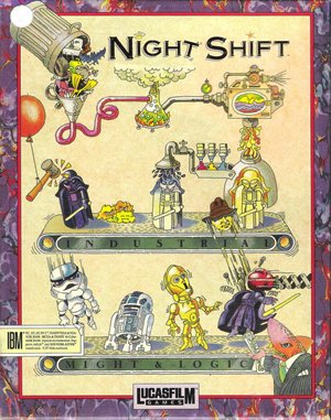 Night Shift cover art for DOS