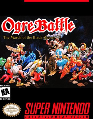Ogre Battle cover art for Super Famicom