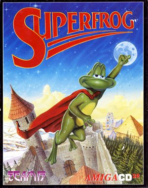 Superfrog cover art for DOS