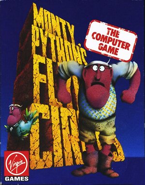 Monty Python’s Flying Circus cover art for DOS