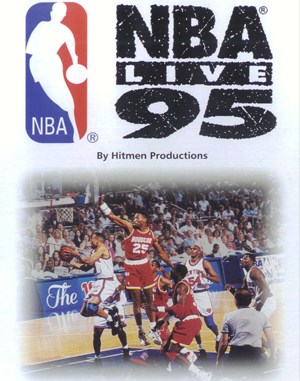 NBA Live 95 cover art for DOS
