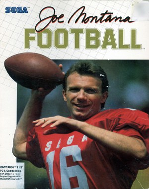 Joe Montana Football cover art for DOS