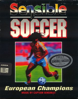 Sensible Soccer: European Champions – 92/93 Edition cover art for DOS