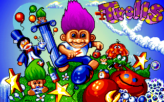 Trolls cover art for DOS