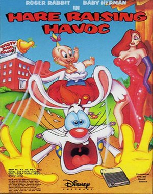 Hare Raising Havoc cover art for DOS