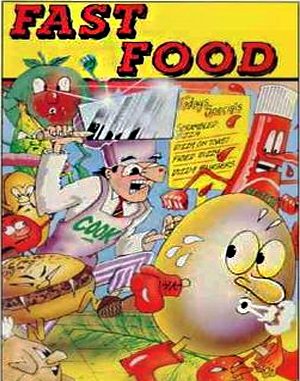 Fast Food cover art for DOS