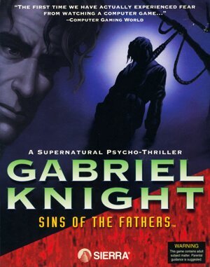 Gabriel Knight: Sins Of The Fathers cover art for DOS
