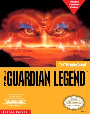 The Guardian Legend cover art for Famicom