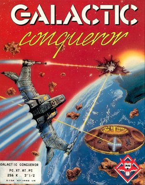Galactic Conqueror cover art for DOS