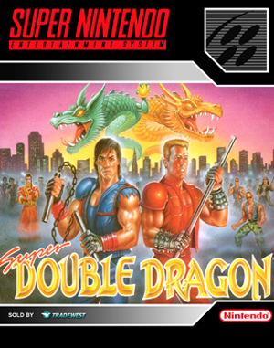 Super Double Dragon cover art for Super Famicom