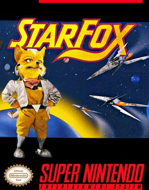 Star Fox cover art for Super Famicom