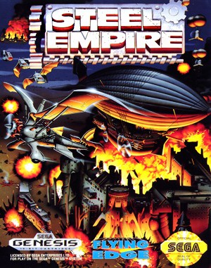 Steel Empire cover art for Genesis