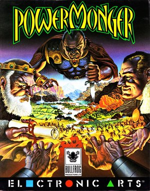 PowerMonger cover art for DOS