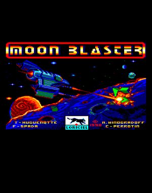 Moon Blaster cover art for DOS