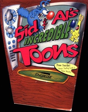Sid & Al’s Incredible Toons cover art for DOS