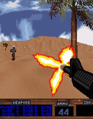 Quest for Hussein cover art for DOS