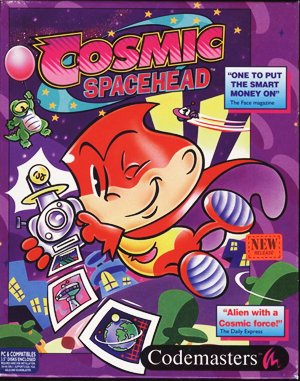 Cosmic Spacehead cover art for DOS