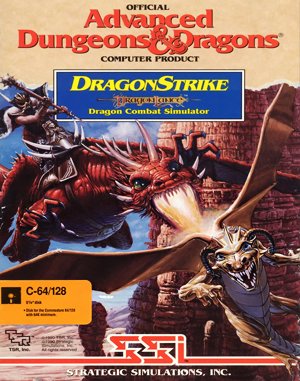 DragonStrike cover art for DOS
