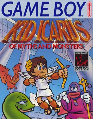 Kid Icarus: Of Myths and Monsters cover art for Game Boy