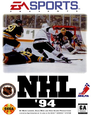 NHL ’94 cover art for Genesis