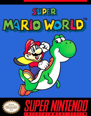 Super Mario World cover art for Super Famicom