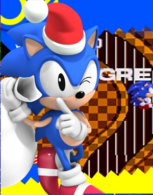 Sonic – How Eggman Stole Christmas cover art for Genesis