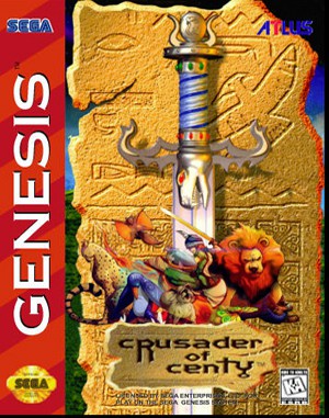 Crusader of Centy cover art for Genesis