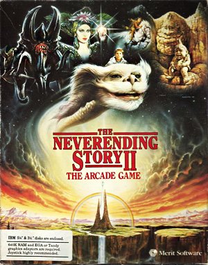 The Neverending Story II: The Arcade Game cover art for DOS