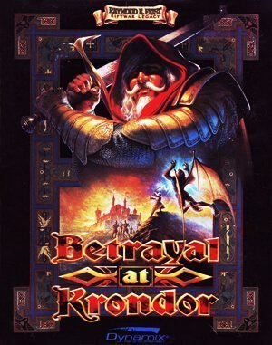 Betrayal at Krondor cover art for DOS