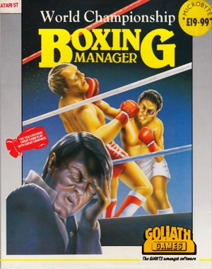 World Championship Boxing Manager cover art for DOS