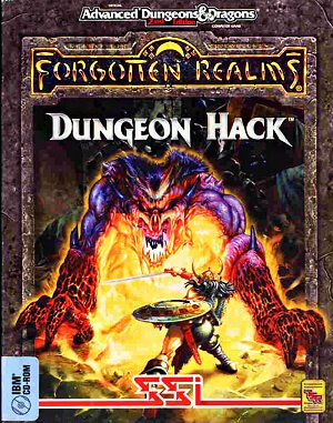 Dungeon Hack cover art for DOS