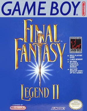 Final Fantasy Legend II cover art for Game Boy
