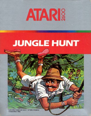 Jungle Hunt cover art for Atari 2600