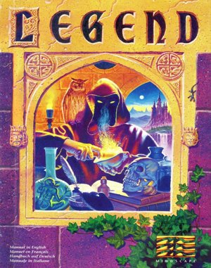 The Four Crystals of Trazere cover art for DOS