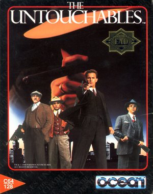 The Untouchables cover art for DOS