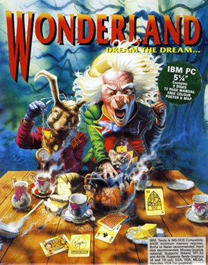 Wonderland cover art for DOS