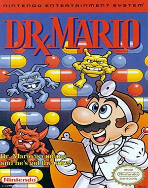 Dr. Mario cover art for Famicom
