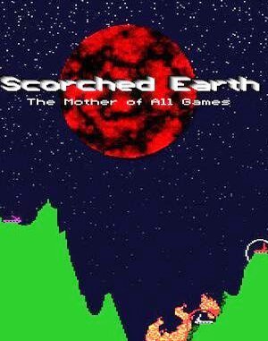 Scorched Earth cover art for DOS