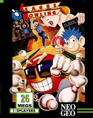 League Bowling cover art for Neo Geo