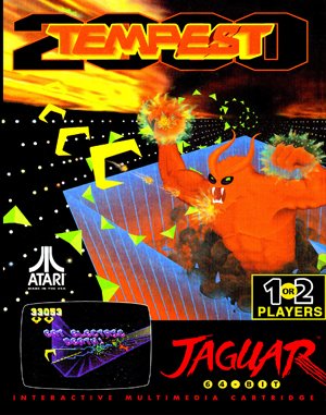 Tempest 2000 cover art for DOS