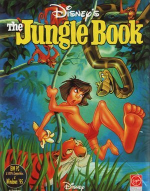 The Jungle Book cover art for DOS