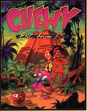 Chewy: Esc from F5 cover art for DOS